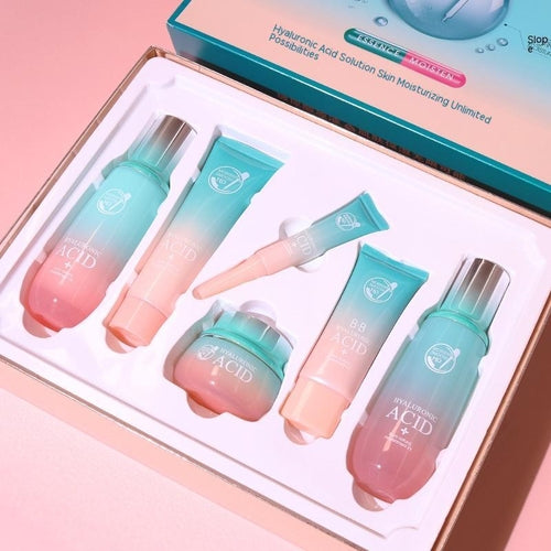 HydraGlow Skincare Set – With Hyaluronic Acid